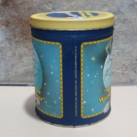 Vintage Tootsie Roll Collectible Tin Smiling Moon Face Making The World Sweeter - Picture 5 of 9